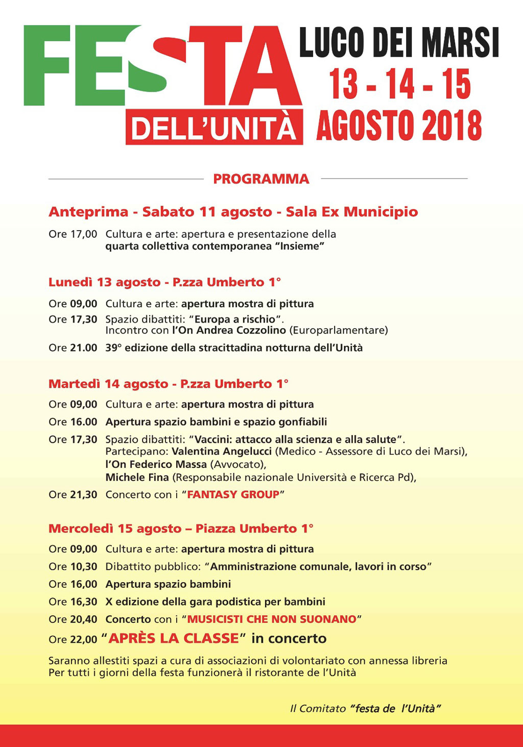 Festa dell'Unita'