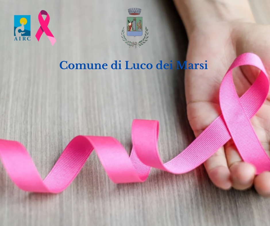 Il Comune di Luco dei Marsi aderisce alla campagna promossa dalla Fondazione AIRC per la Ricerca sul cancro con il patrocinio di ANCI